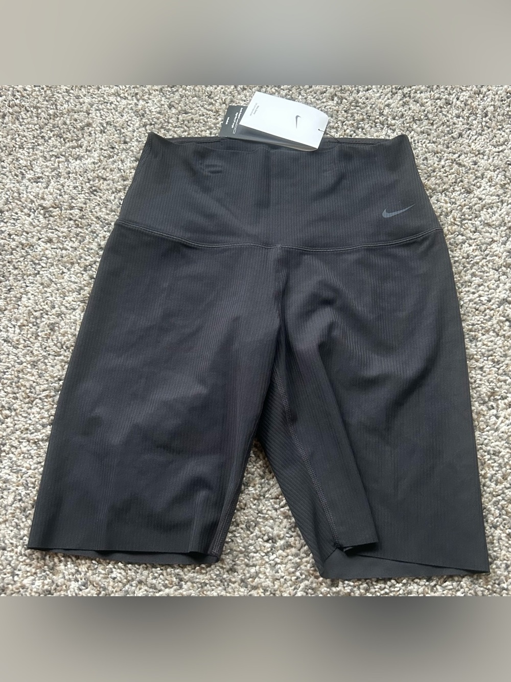 Nike Zenvy High-Rise 8" Bike Shorts Women's Size XL Black HF1414-010